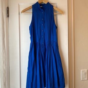 High-neck sleeveless dress